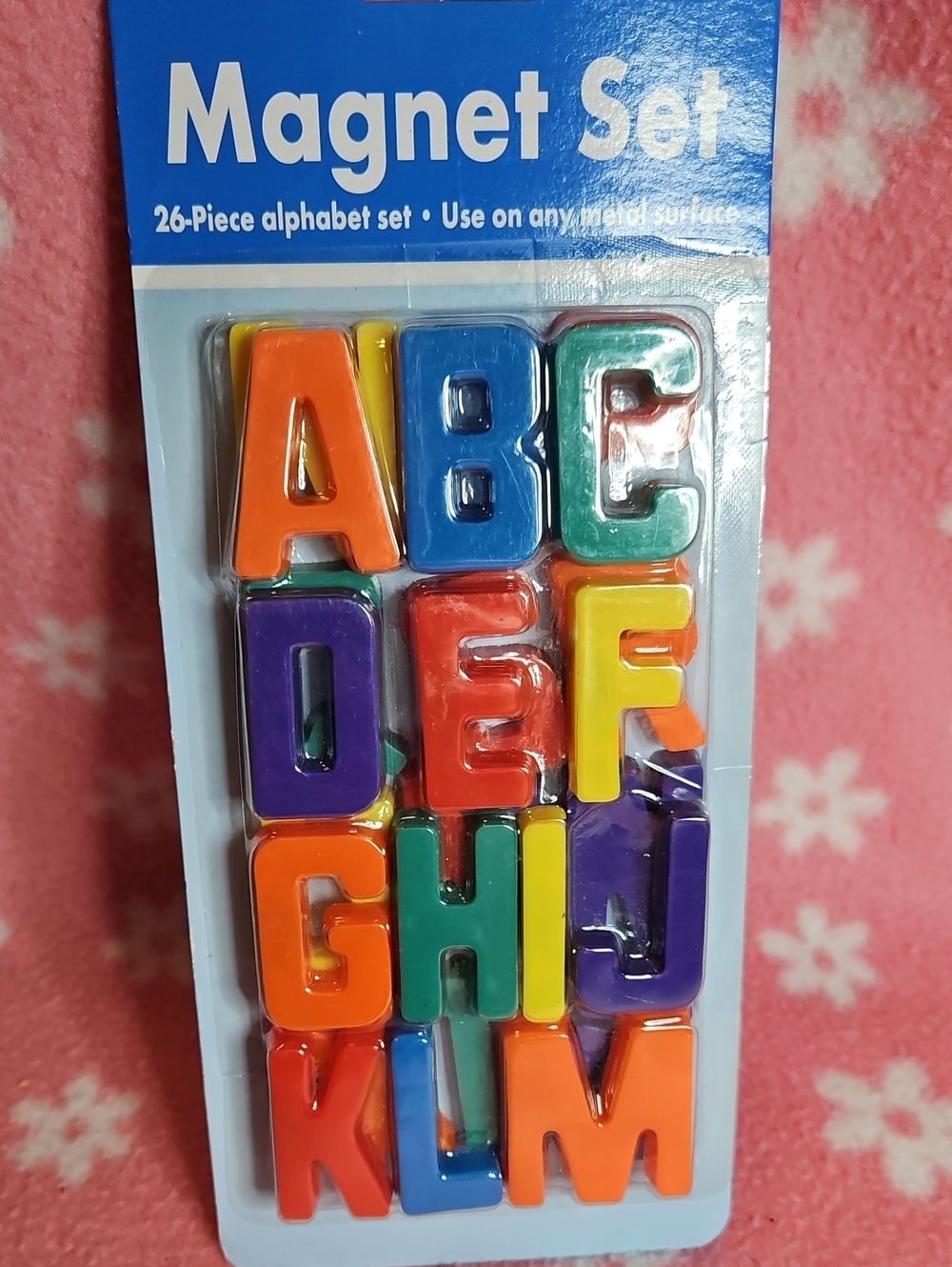 Magnet Set Kids Alphabet Learning Letters - Multicolor